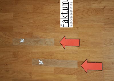 Reparatur bei Mosaikparkett